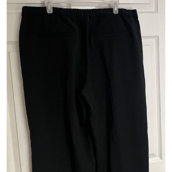 H By Halston Women Black Dress Pants 16 Machine Wash Career Work Dressy - Picture 3 of 8